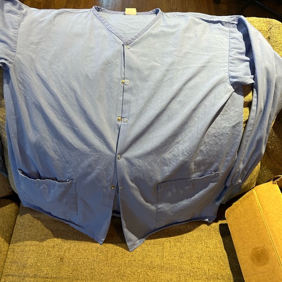 Standard Textile Blue scrub Jacket - Picture 2 of 2